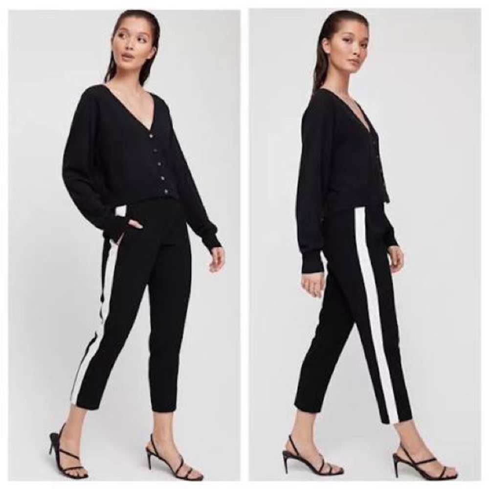 Aritzia Babaton Conan Treado cropped pants crepette material size 4